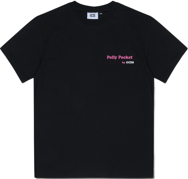 GCDS 폴리포켓 피자 오버사이즈 티셔츠 DKTAB31325