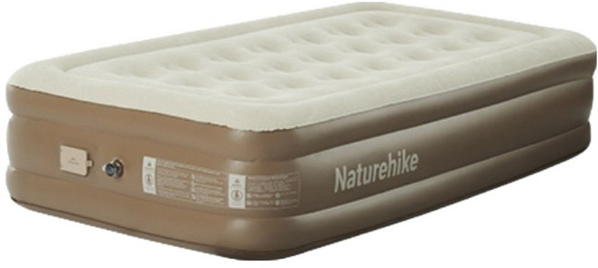 Naturehike 挪客 辰景內置泵充氣床 單人, 棕色