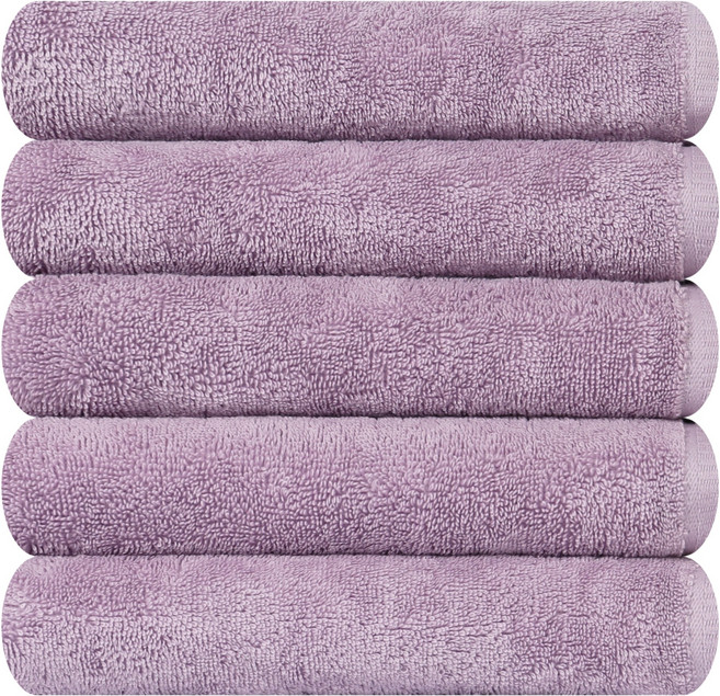 송월타월 뉴 데일리 소프트볼륨 40 수건 200g 코마사, 퍼플, 5개