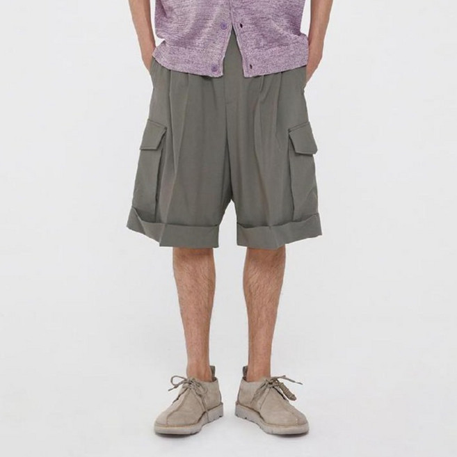 일꼬르소 남성용 COOL MAX 버뮤다 카고 숏 팬츠