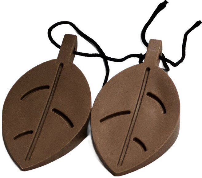 리빙이프 방문고정 실리콘 바닥 도어스토퍼 브라운, 2개