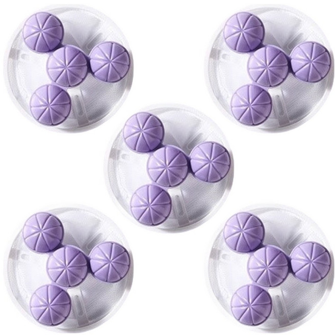 뷰넷 통돌이 세탁기 먼지 제거 거름망, 퍼플, 5개