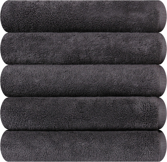 송월타월 뉴 데일리 소프트볼륨 40 수건 200g 코마사, 그레이, 5개