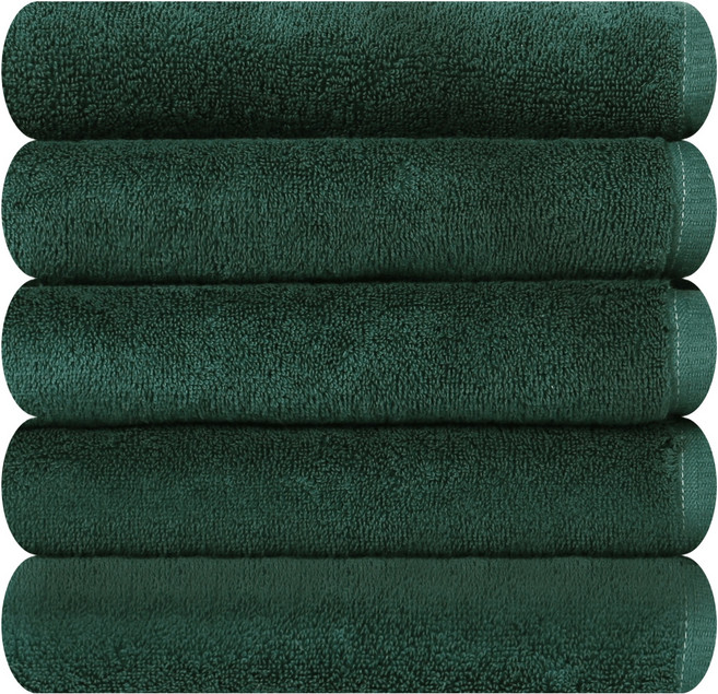 송월타월 뉴 데일리 소프트볼륨 40 수건 200g 코마사, 진녹색, 5개