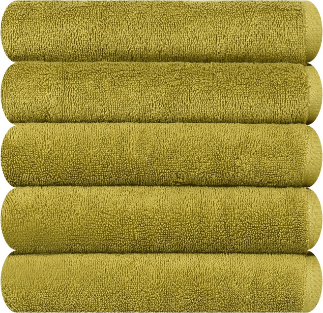 송월타월 뉴 데일리 소프트볼륨 40 수건 200g 코마사, 올리브, 5개