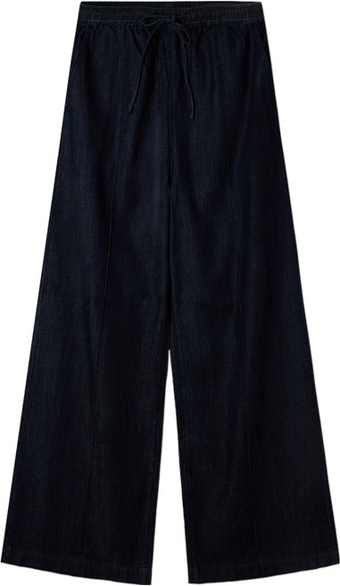 미쏘 여성용 밴딩 와이드핏 데님