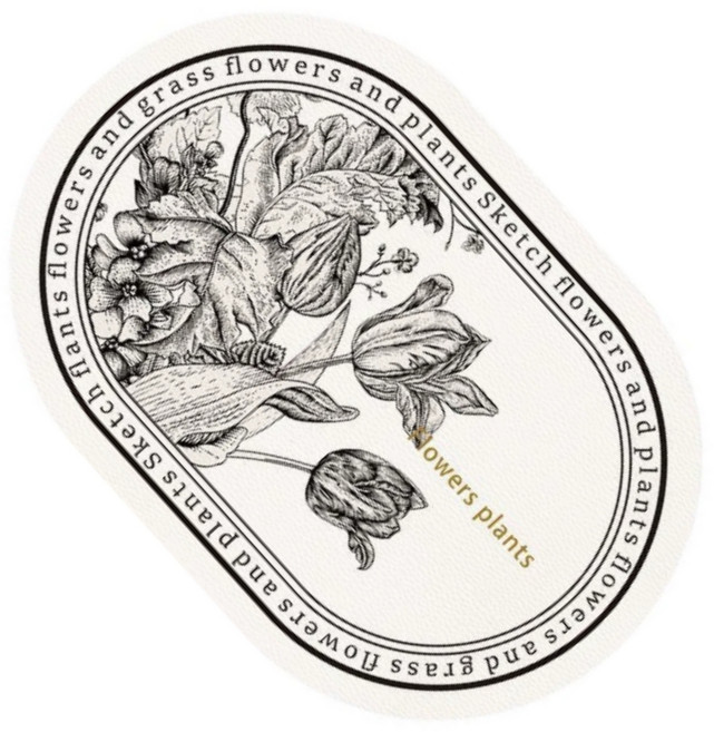 소담마켓 북유럽풍 고급 방수 식탁 테이블 매트, C, 45 x 30 cm, 1개