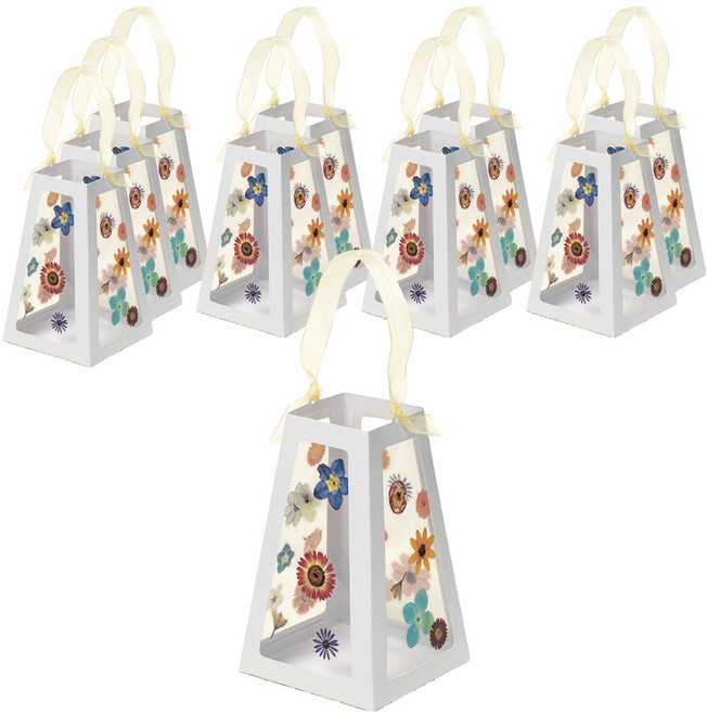 민화샵 종이 압화 무드등 압화스티 만들기 UDPPP1030, 혼합색상, 10세트