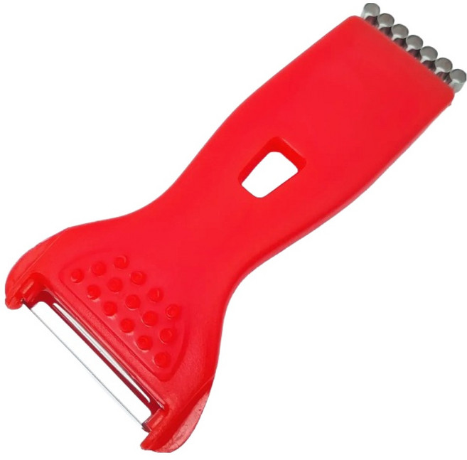 로이홈 국내산 다용도 채칼, 레드, 1개