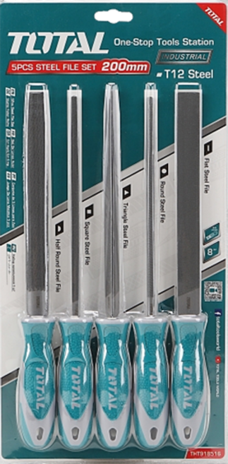 토탈툴스 공구 강철 야스리 파일 드라이버 5종 세트, 1세트