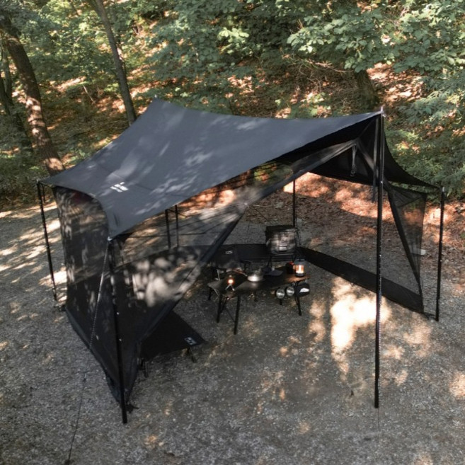 폴라리스캠프 헥사 메쉬스크린, 블랙