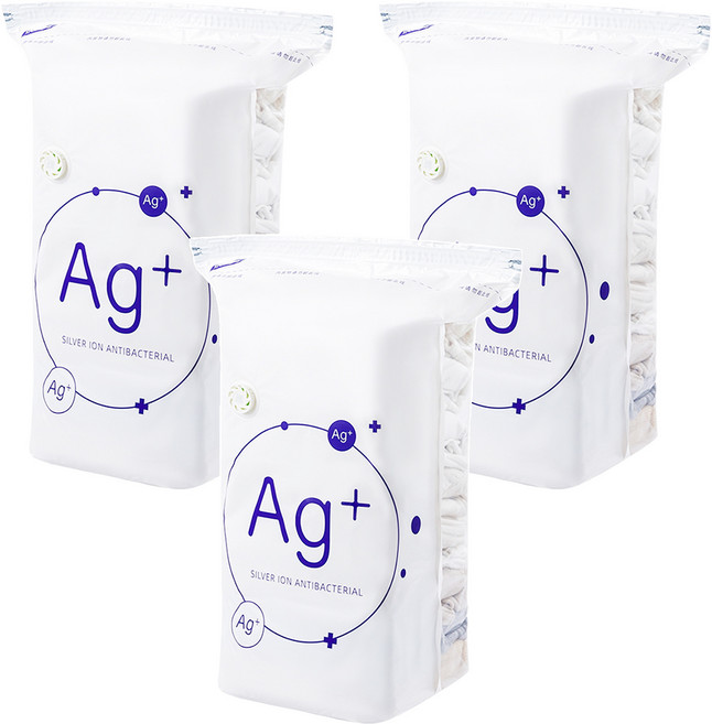 TAILI 太力 Ag+ 抗菌真空立體壓縮袋3D, 3個, 1組