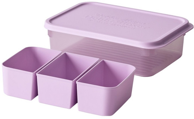 데비마이어 데비박스 냉장용기, 1세트, 1.3L + 1.3L 칸칸이