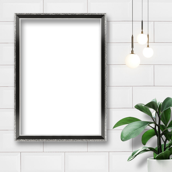 상장 그림 포스터 벽걸이 액자 프레임, 1개, 슬림 앤틱 블랙