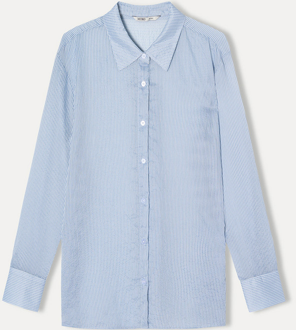 MIXXO 女性基本款透視長袖襯衫