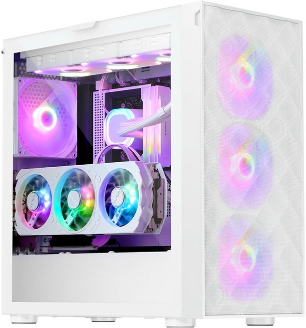 주연테크 2025 리오나인 익스트림 라이젠5 라이젠 9000 시리즈 지포스 RTX 5070 Ti, WHITE, 16GB, 512GB, WIN11 Home, D796X57TW-W