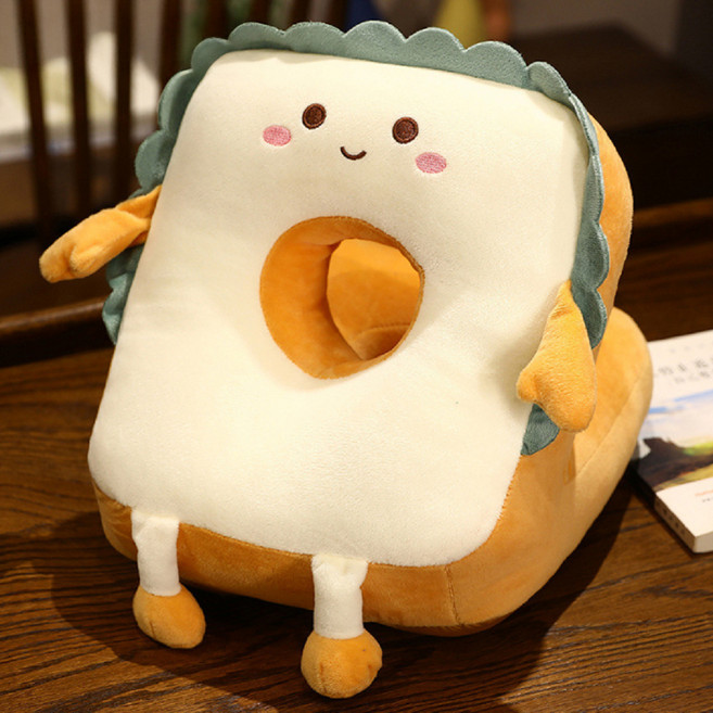 HONDONI 四季水晶超柔冰涼雙面午睡枕, 微笑款