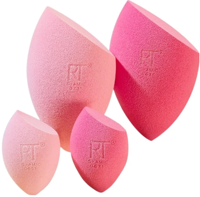 리얼테크닉스 미라클 컴플렉션 스펀지 2종 + 미니 스펀지 2종 세트, 혼합색상, 1세트 - 쿠팡