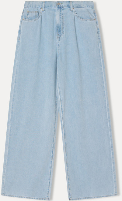 미쏘 여성용 와이드핏 데님 긴바지