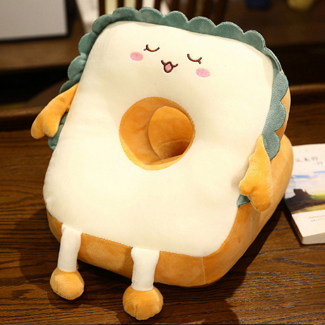 HONDONI 四季水晶超柔冰涼雙面午睡枕, 咪咪眼款