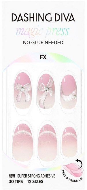 데싱디바 매직프레스 네일팁 세트, 플뢰르, 1개