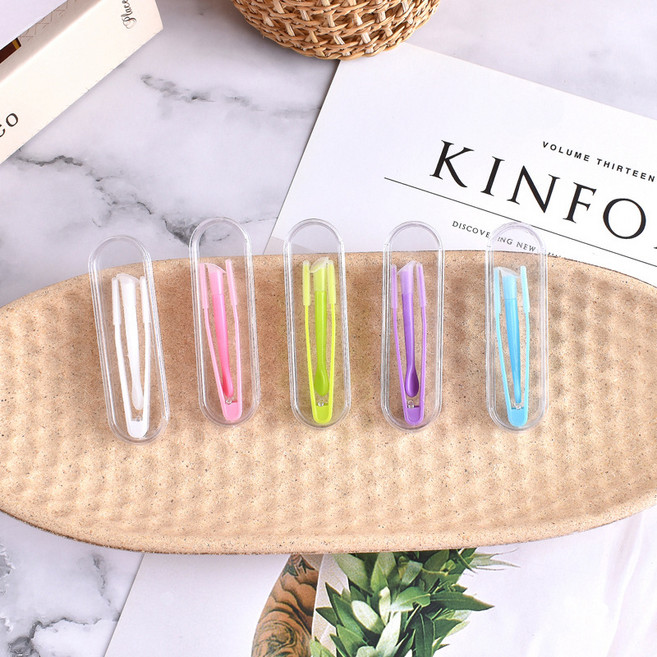 지음앤 소프트 렌즈 흡착봉 집게 소프트렌즈용, 혼합색상, 5개