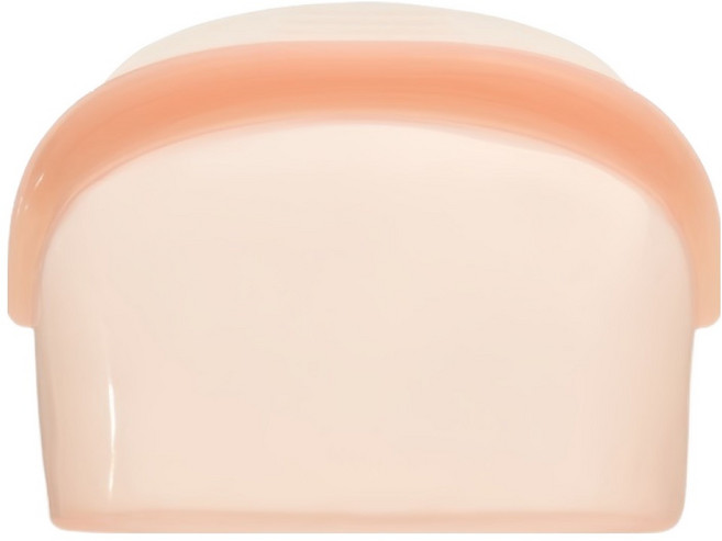 모도리 완전밀폐 실리콘 지퍼백 1L M, 웜핑크, 1개