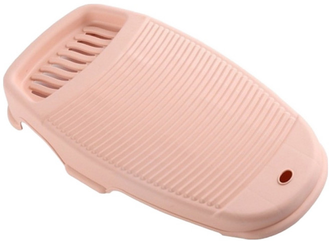 모든리드 간편빨래 논슬립 세면대 빨래판, 북유럽 핑크, 1개