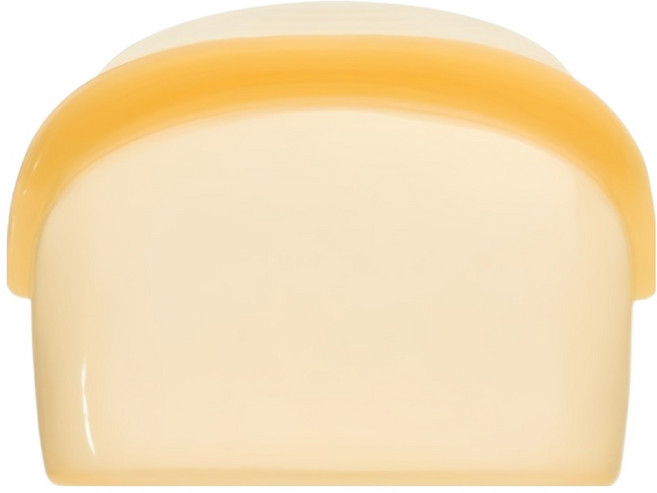 모도리 완전밀폐 실리콘 지퍼백 1.5L L, 옐로우, 1개