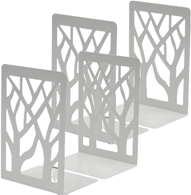 글로어스 고정 그림자 책 지지대 2p, 화이트