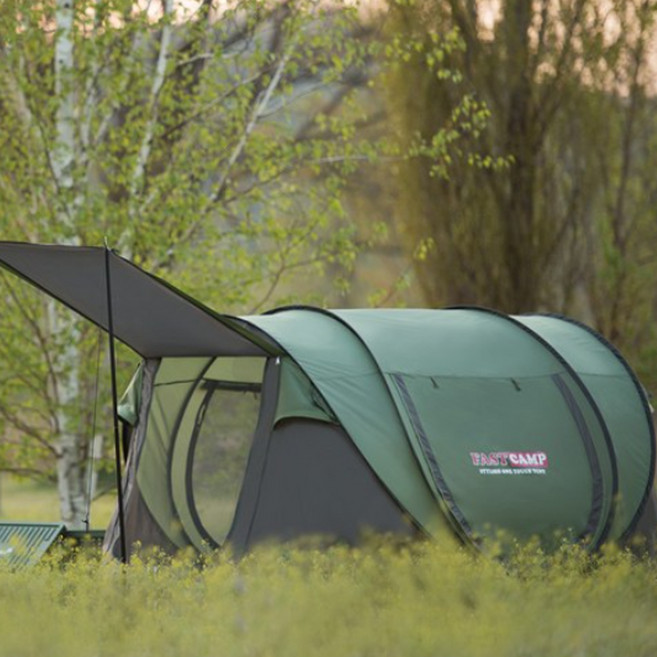 Fast Camp 一鍵式彈窗帳篷 Super Big3, 橄欖綠, 1~2人