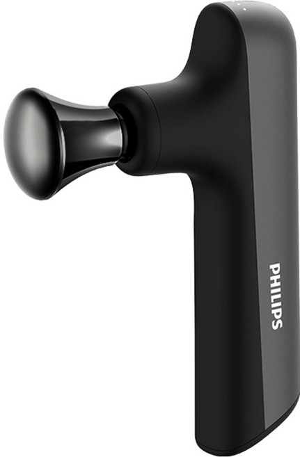 필립스 6종 헤드 휴대용 온열 마사지건, PPM7512, 그레이