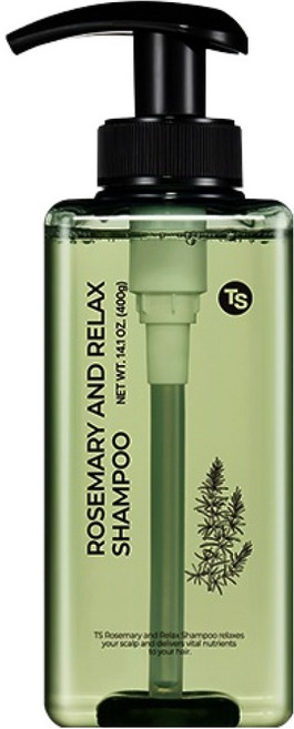 TS 로즈마리 앤 릴렉스 샴푸, 400g, 1개