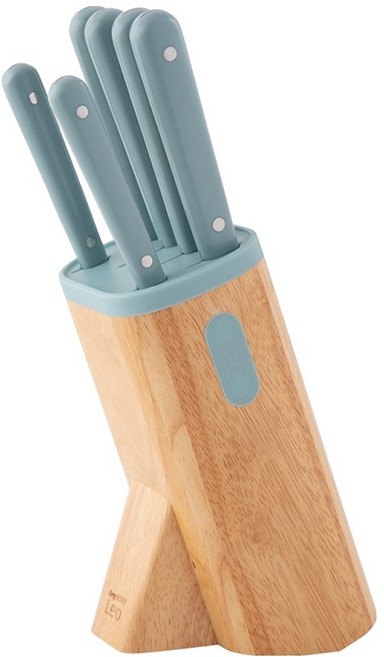 베르그호프 레오 슬레이트 나이프 블럭 7종 세트, 1세트, 나이프 (6p) + 칼블럭 (1p)