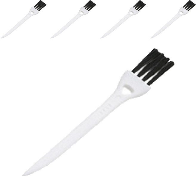 마루해피 면도기 틈새 청소 솔 화이트 8.4 x 1.4 cm, 5개, 1개입