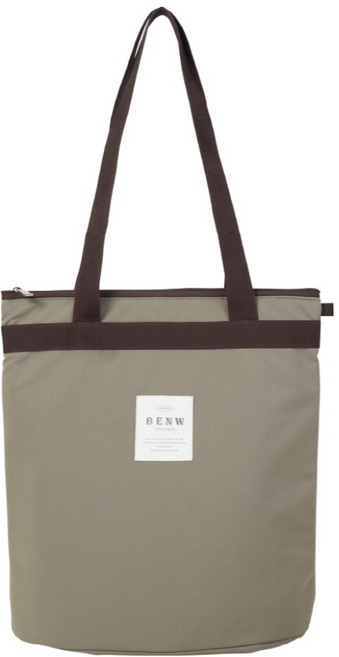 BENW 숄더 보냉백, 베이지, 1개