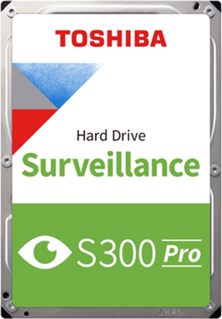 TOSHIBA 東芝 S300 PRO CCTV 安防用硬碟 7200RPM CMR方式 512MB緩衝區, HDWTA80, 8TB
