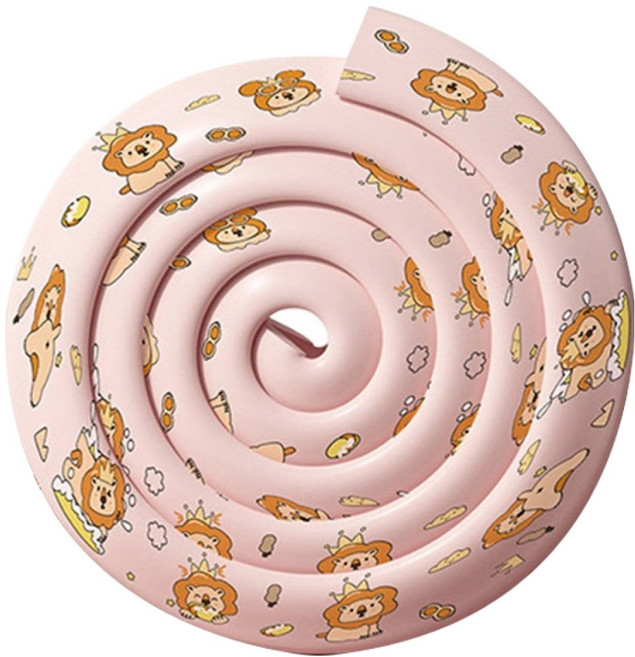 아이끌레 볼륨 스틱 모서리 보호대, 사자핑크, 1개