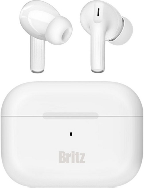 브리츠 노이즈 캔슬링 블루투스 커널형 이어폰, ProPods5Plus, 화이트