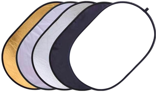 올이즈유 원형 반사판 5색 60 x 90 cm, 1개