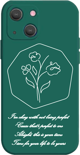 hottmall 花朵字母手機殼