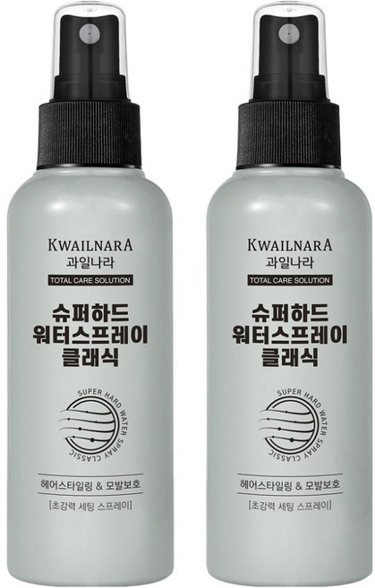 과일나라 슈퍼하드 클래식 워터 헤어스프레이, 100ml, 2개