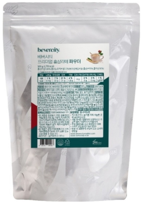 베버시티 세미 프리미엄 홍삼라떼 파우더, 500g, 1개, 1개입