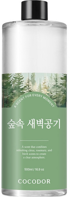 코코도르 리필액, 숲속새벽공기, 500ml, 1개