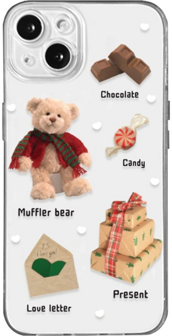 핫티몰 머플러 곰돌이 휴대폰 케이스