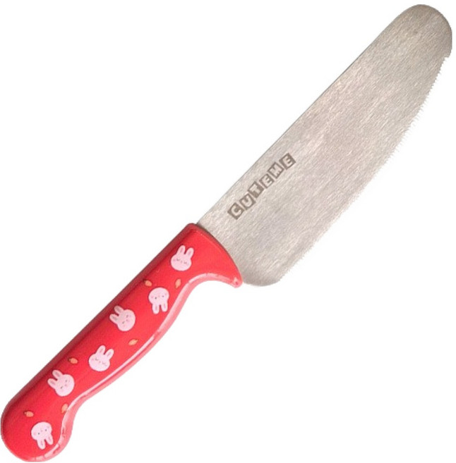 큐트미 아동용 스텐 안전칼 토끼 MP351, Rabbit Red, 1개