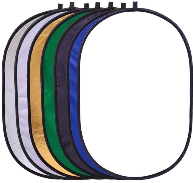 올이즈유 원형 반사판 7색 60 x 90 cm, 1개