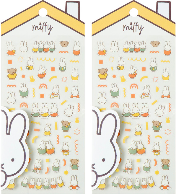 미피 데코스티커, 혼합색상, 2개