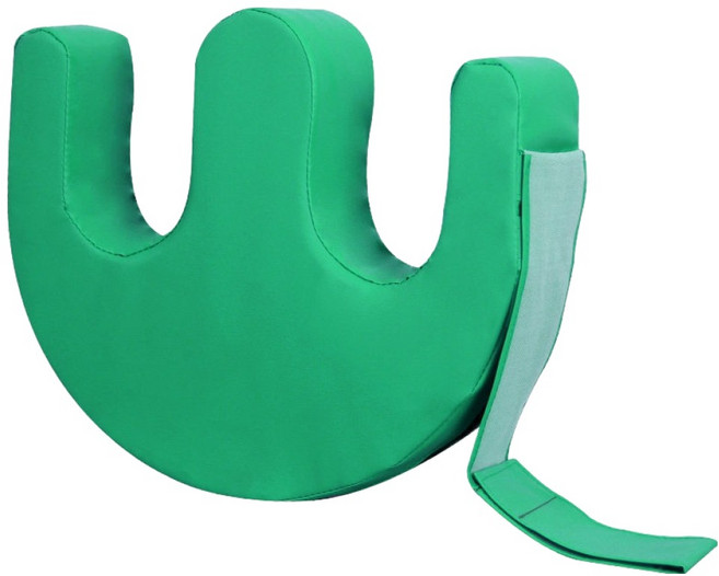 솔미온 U자형 환자 침대 보조 쿠션 그린, 1개