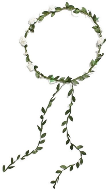 릴리드레스 엘프테일 화관 LFC15, 화이트